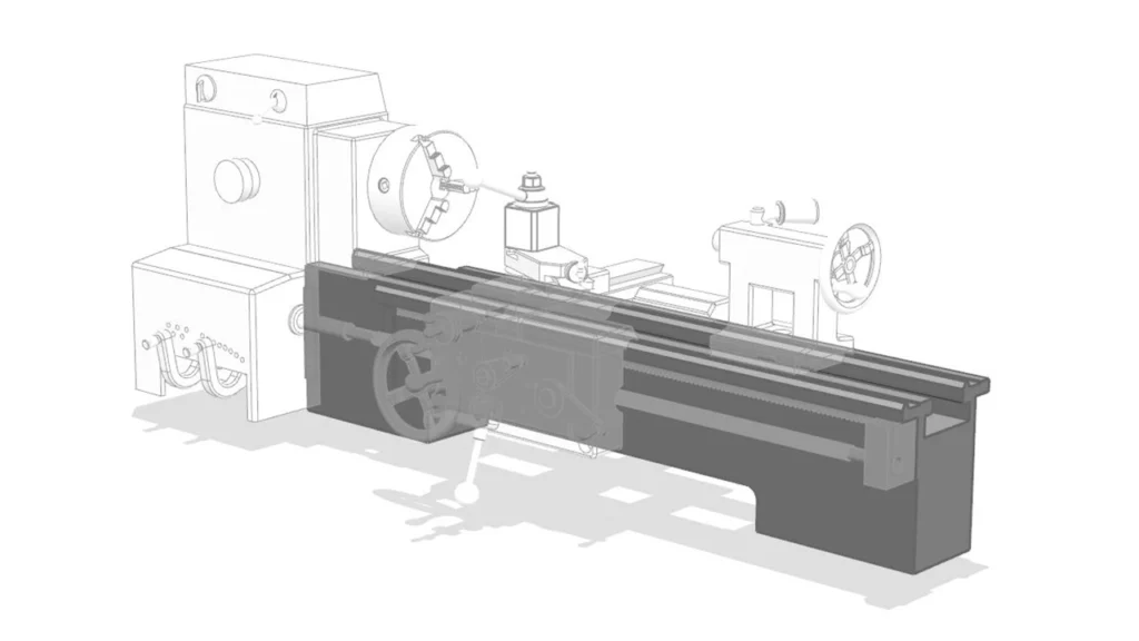 Key Parts of a Lathe: The Expert Guide to Their Functions 2 Lathe Bed Key Parts of a Lathe The Expert Guide to Their Functions