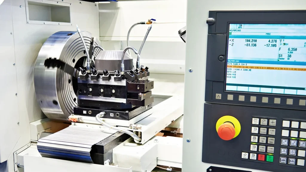 Control Panel and Switches CNC lathe MACHINE CNC panel How to Operate a Lathe The Complete Starter Guide ROSNOK