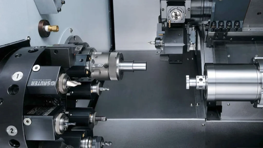Double turret turning center CNC How to Milling on a Lathe Complete Guide for Beginners ROSNOK CNC MACHINE