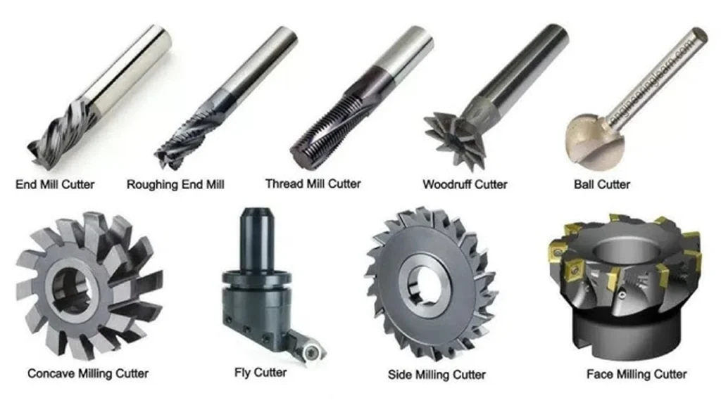 Types of Milling machining tools End Mills Face Mills ROSNOK CNC MACHINE How to Milling on a Lathe Complete Guide for Beginners ROSNOK CNC MACHINE.webp