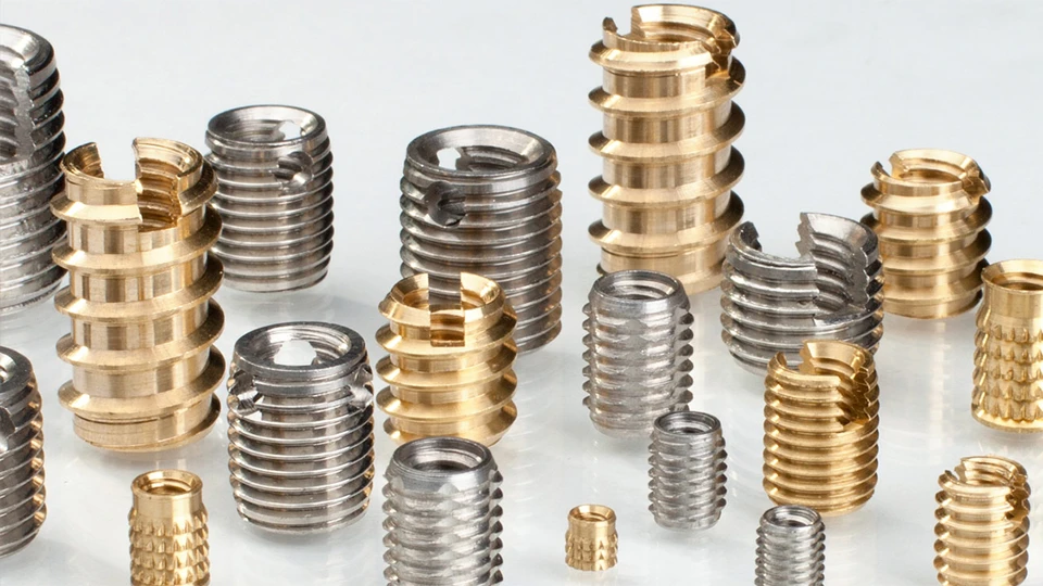 Types of Fasteners Used in Manufacturing: A Complete Guide 11 Thread Inserts Types of Fasteners Used in Manufacturing A Complete Guide ROSNOK CNC MACHINE
