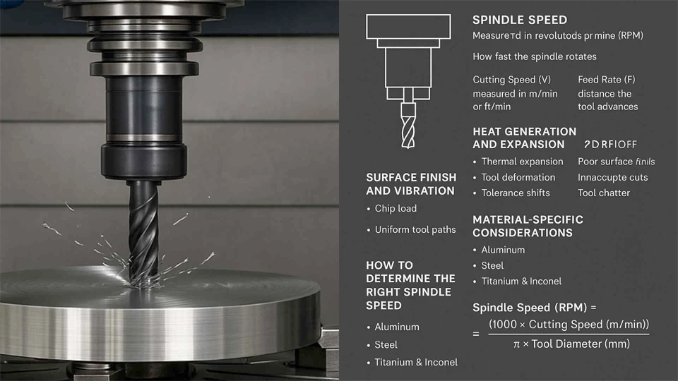 How to Improve CNC Machining Accuracy and Precision 3 The Science Behind Spindle Speeds How to Improve CNC Machining Accuracy and Precision ROSNOK CNC MACHINE