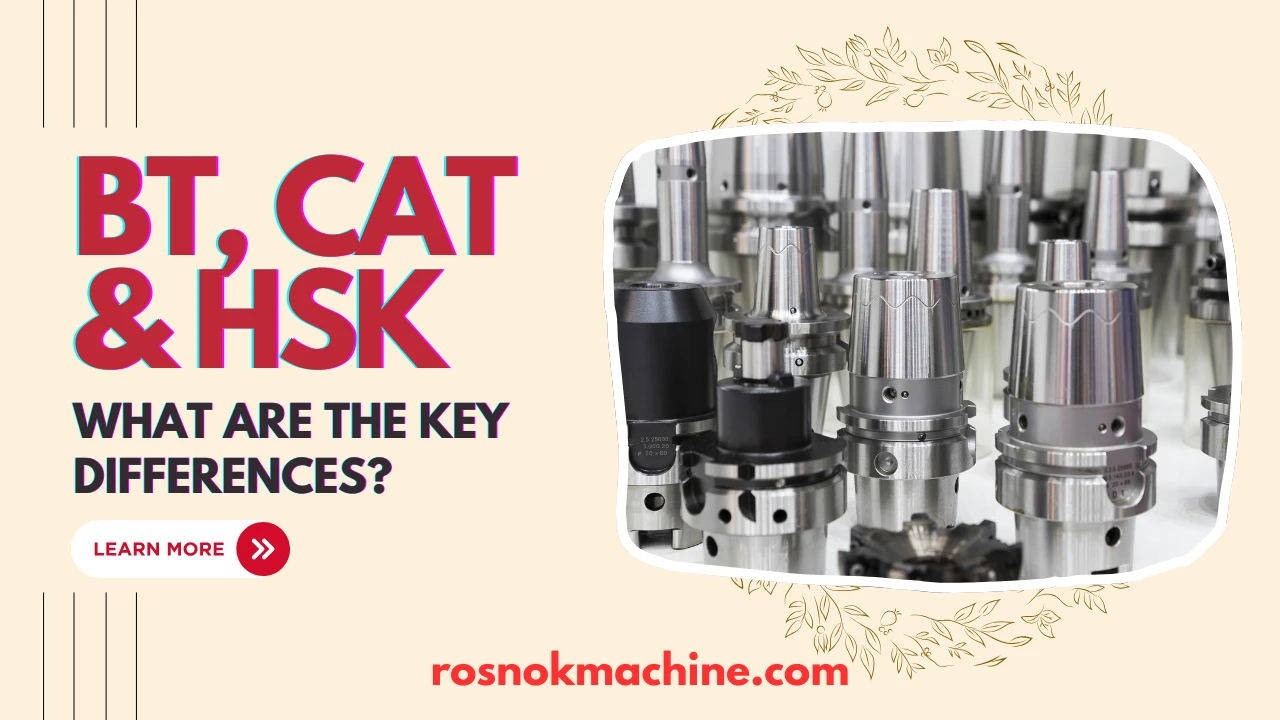 BT, CAT & HSK Tool Holders What Are the Key Differences
