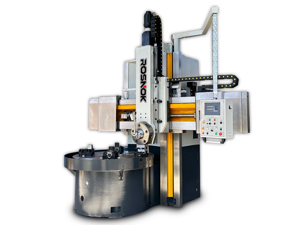 Precision Vertical Turret Lathe For Large Workpiece Machining ROSNOK CNC MACHINE