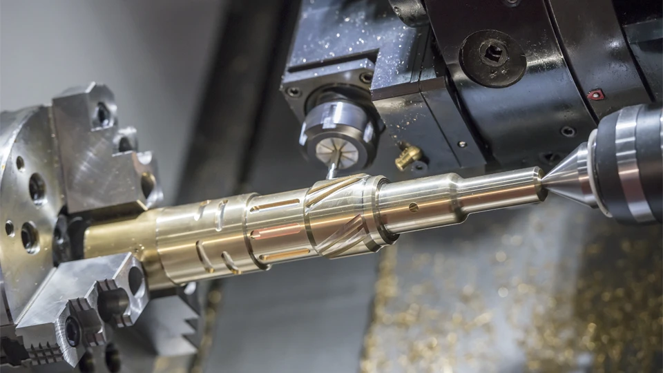 What Is Live Tooling and Why It Matters in CNC Lathes 3 live tooling drilling on lathe What Is Live Tooling and Why It Matters in CNC Lathes