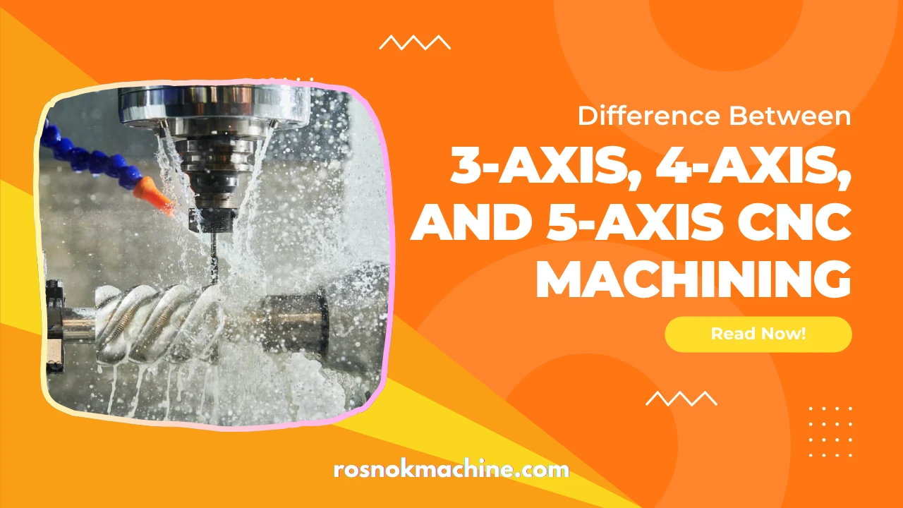 Difference Between 3-Axis, 4-Axis, and 5-Axis CNC Machining