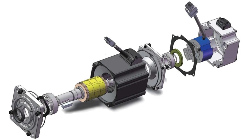 Servo Motor for CNC Machine: Everything You Need to Know 7 Servo motor disassembly diagram Servo Motor for CNC Machine Everything You Need to Know