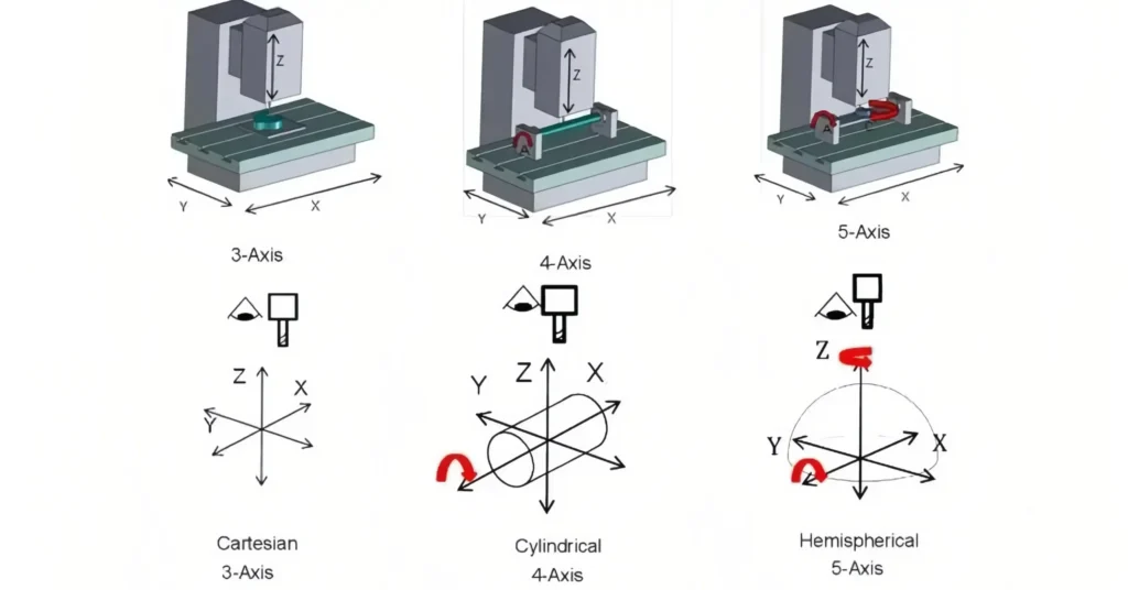 3 Axis vs 4 Axis vs 5 Axis CNC Machining What Are the Different Types of Machining Centers