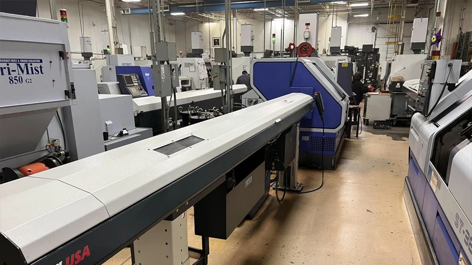 Bar Feeder swiss lathe What is a Bar Feeder Functions and Applications ROSNOK