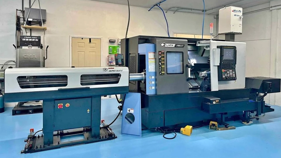 CNC Lathe Bar Feeder What is a Bar Feeder Functions and Applications ROSNOK