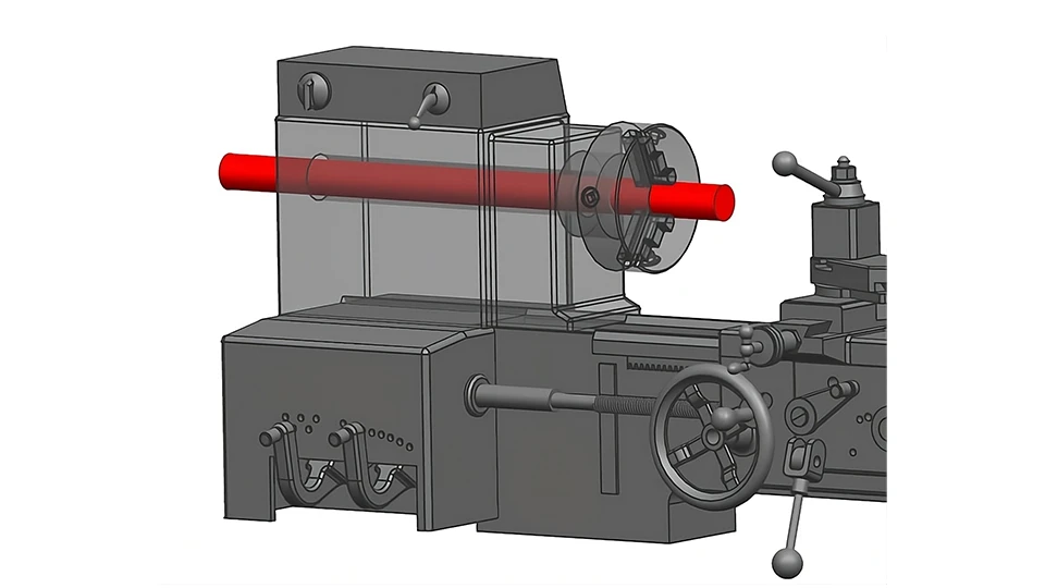 What Is Lathe Spindle Bore? Expert Guide Explained 1 Spindle Bore Diameter Schematic diagram What Is Lathe Spindle Bore Expert Guide Explained