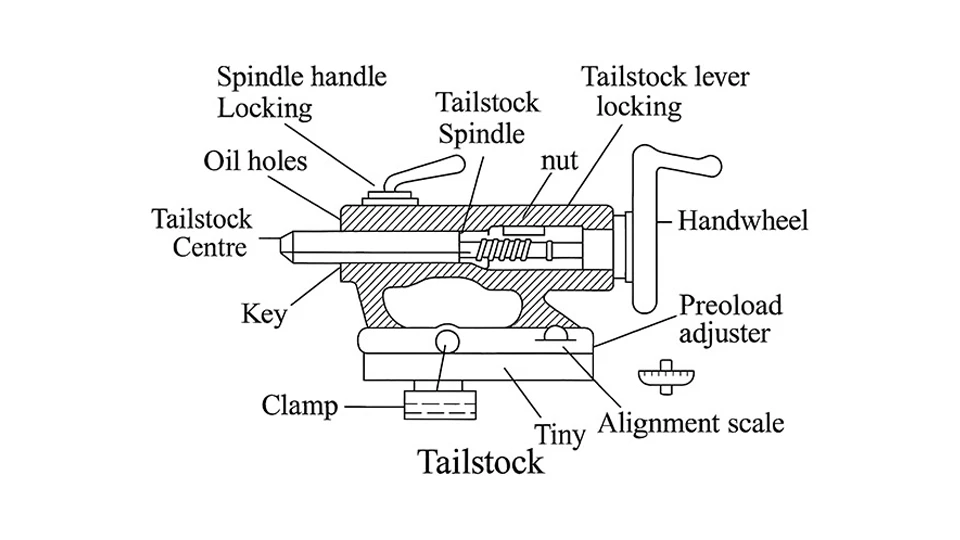 Tailstock Structure and Main Components What Is a Tailstock and What Does It Do