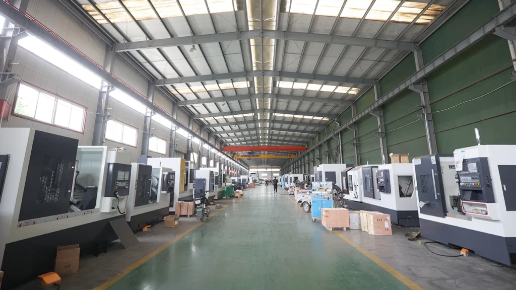 Top 10 Lathe Machine Manufacturers in China 1 ROSNOK's CNC Machine Production Workshop Top 10 Lathe Machine Manufacturers in China