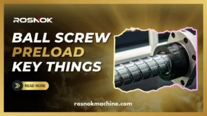 Ball Screw Preload Key Things You Need to Know