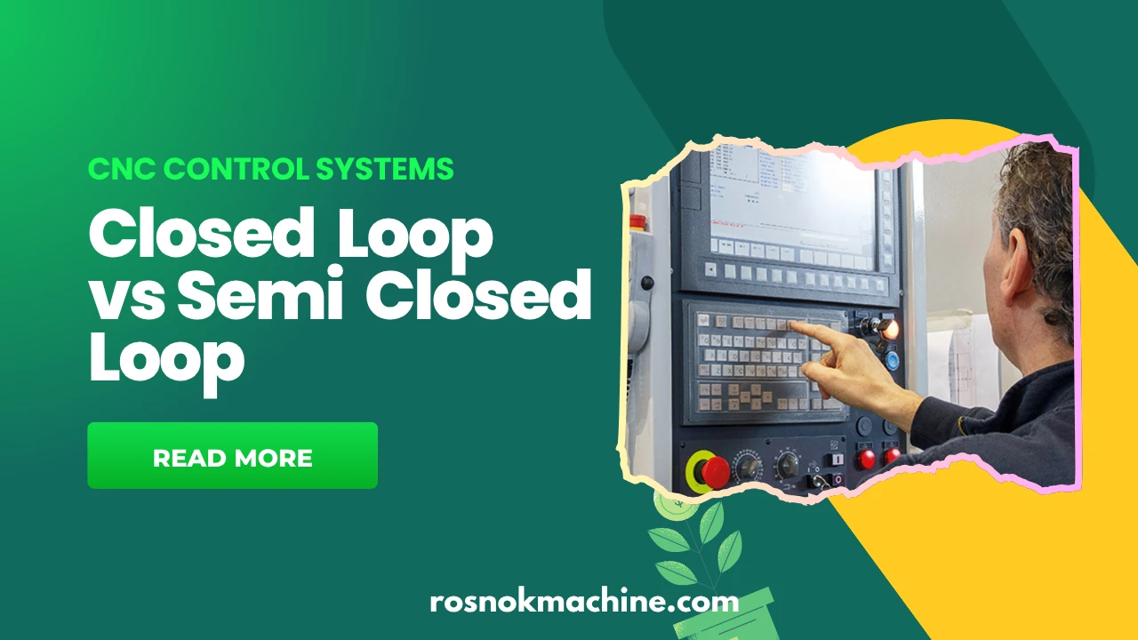 Closed-Loop vs Semi-Closed-Loop CNC Control Systems