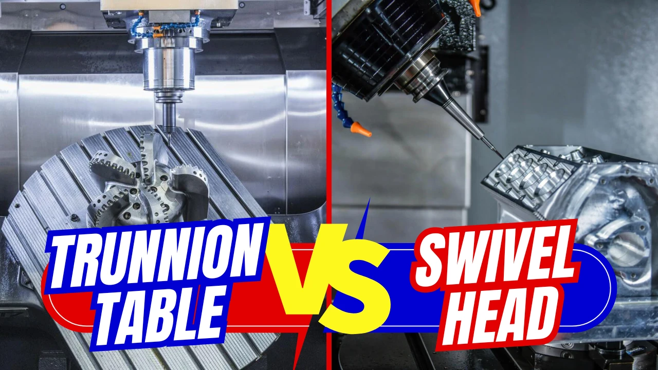 Types of 5-Axis CNC Machines Trunnion vs Swivel Head ROSNOK