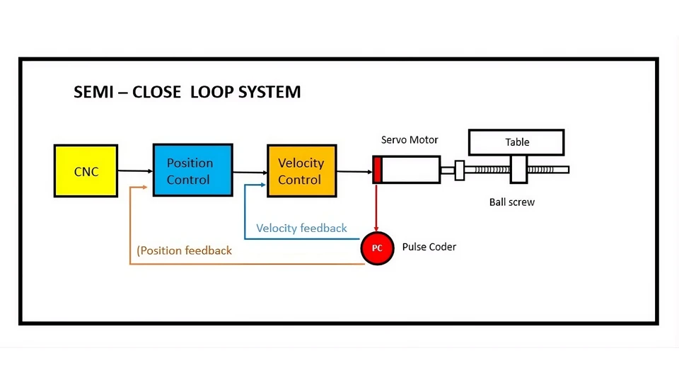 Closed-Loop vs Semi-Closed-Loop CNC Control Systems 2 What Is a Semi-Closed-Loop CNC Control System ROSNOK