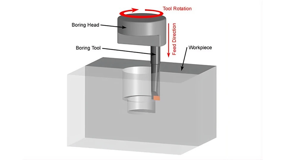 Boring Machining: Definition, Types, and Applications 2 How Does Boring Machining Work