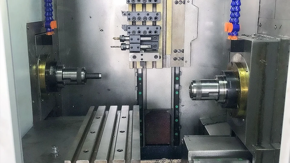 What Is a Dual Spindle CNC Lathe and When to Use One 2 How Does a Dual Spindle CNC Lathe Work